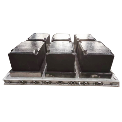 Molde reusável da caixa fria de liga de alumínio ponto de entrada e de saída com trava