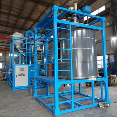 Sistema de pré-expansão de lote industrial de alta segurança para processos