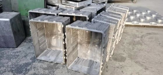 Moldes EPS de liga de alumínio personalizadas com sistemas de ventilação e arrefecimento para produtos de espuma