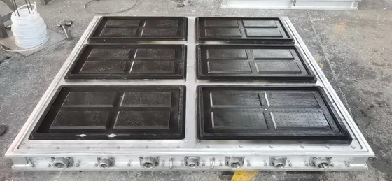 Insertos intercambiáveis para a fabricação de diversos produtos de espuma em moldes EPS Tempo de ciclo mais curto 15s
