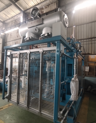 Eps máquina de moldagem de forma caixa de espuma automática de embalagem para peixe e frutas