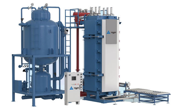 Máquina de moldagem automática de resfriamento e solidificação de blocos de EPS