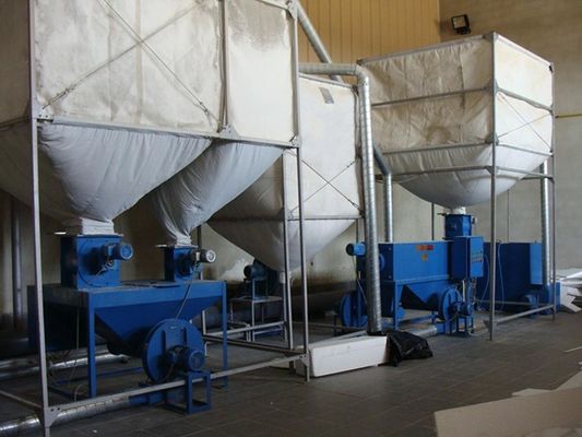 Máquina de sistema de reciclagem de sucata de EPS 1840x680x1900mm