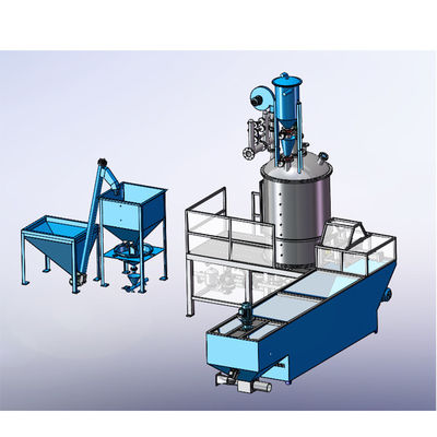Máquina de pré-expansão profissional de EPS para expansão de contas de poliestireno de precisão 0,5 mm