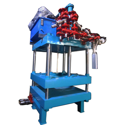 Máquina automática de moldagem de forma EPS Azul produz produtos de espuma de poliestireno moldado Equipamento