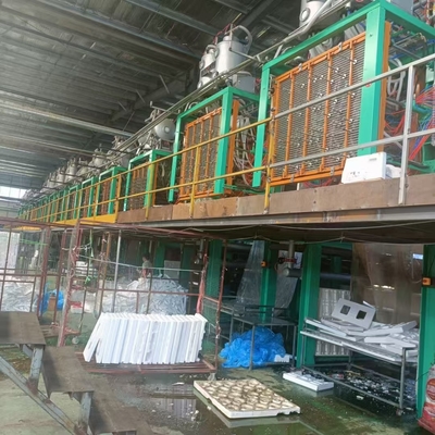 Máquina de moldagem automática de forma de EPS bandeja Linha de produção de EPS para fabricação de caixas de gelo vegetais