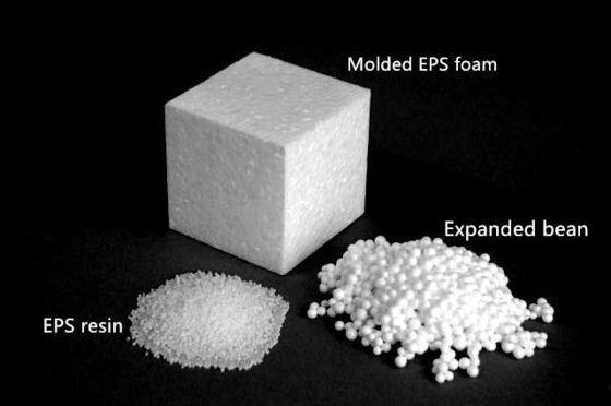 Sem esforço secas espalhadas contas poliestireno contas pré-expansor máquina contas 0,34 ~ 3,2 mm