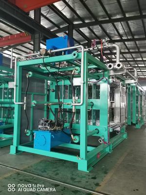 Máquina de moldagem de espuma de plástico de alta resistência Eps Linha de produção de espuma de plástico automática